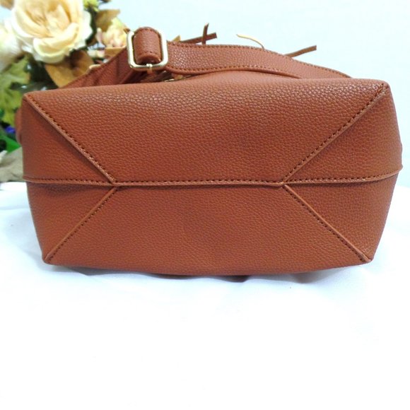 Imoshion Brown and leopard print Bucket Shoulder Bag / purse - Picture 4 of 7